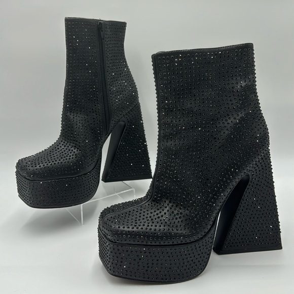 Shoes - Public Desire Rhinestone Modular boots Approximate Size 8 1/2